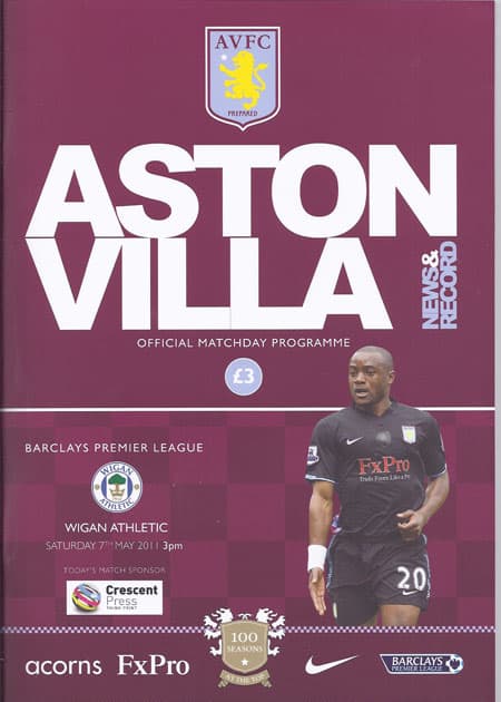 Aston Villa FC v Wigan Athletic FC